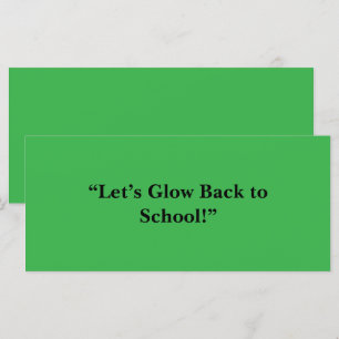 Flat Neon Green Background – School Texture Menu