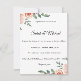 Flat Note Card