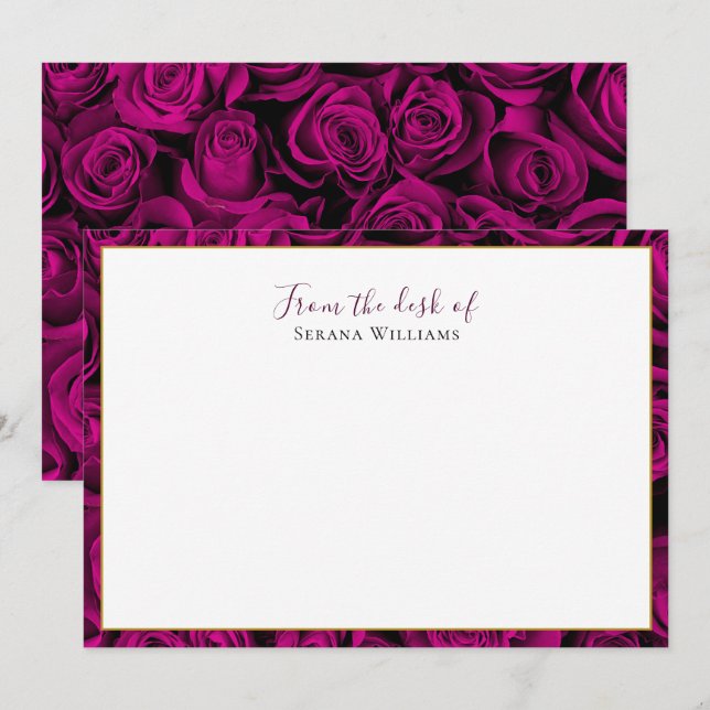 Flat Note Card (Front/Back)
