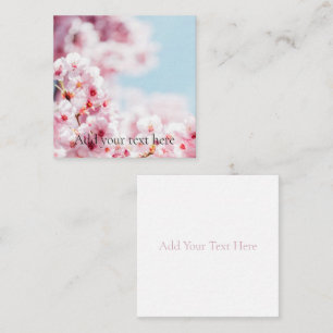 FLAT NOTE CARD : SAKURA : CHERRY BLOSSOMS 