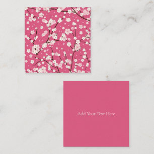 FLAT NOTE CARD : SAKURA : CHERRY BLOSSOMS