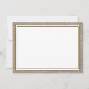 Flat Note Cards 