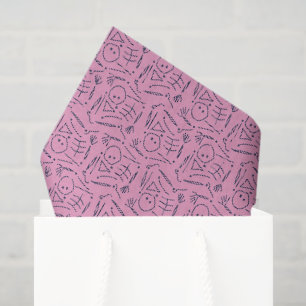 Flat Pack Skeleton - Pinkoween Tissue Paper