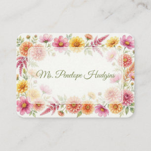 Flat Place Card