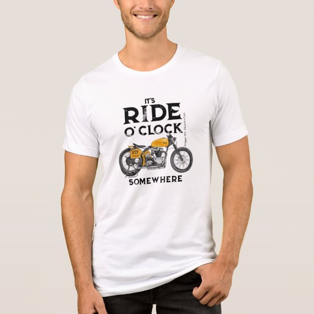 Flat race Tri-Blend shirt (Front)