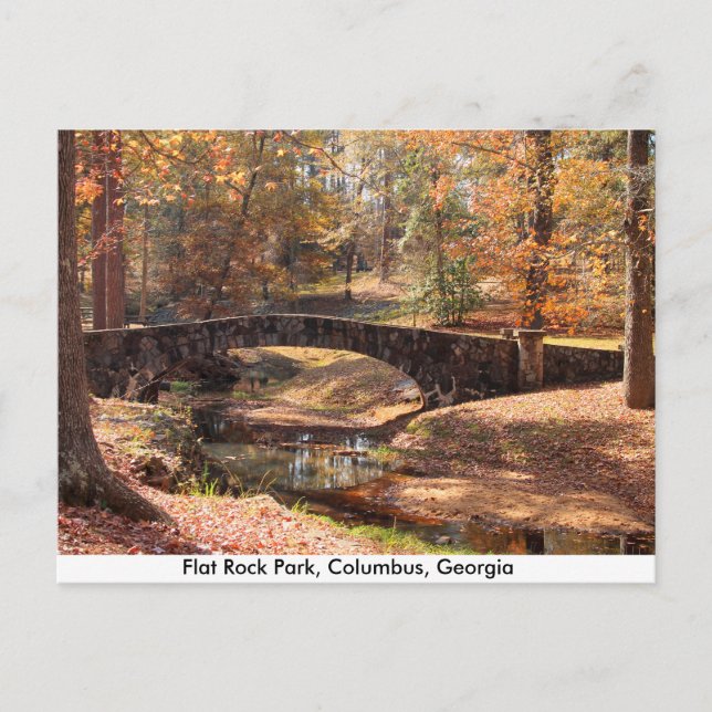 Flat Rock Park Columbus Georgia Post Card (Front)