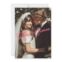 Flat Save The Date Card