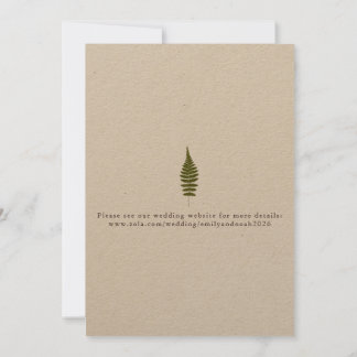 Flat Save The Date Card