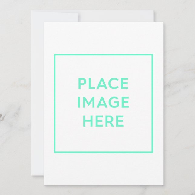 Flat Save The Date Card (Front)