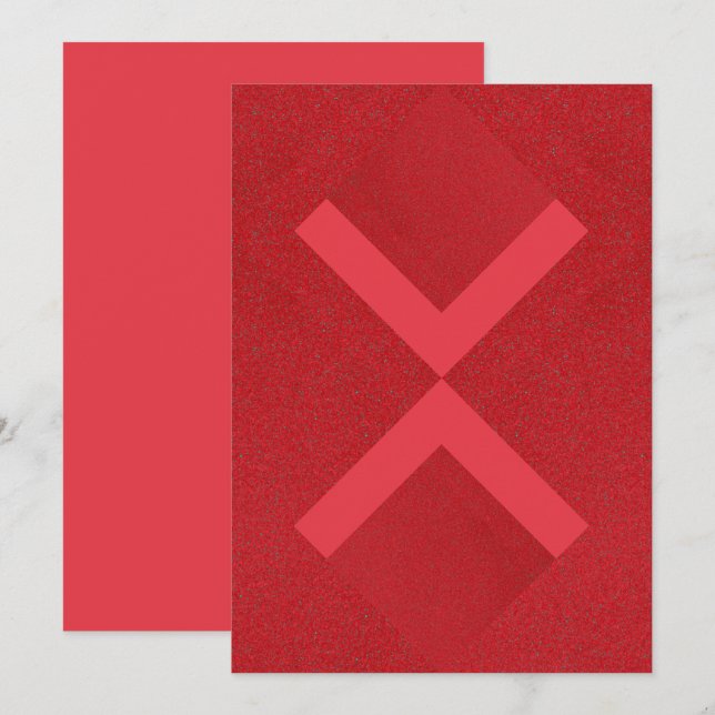 Flat Save The Date Card (Front/Back)