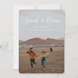 Flat Save The Date Card