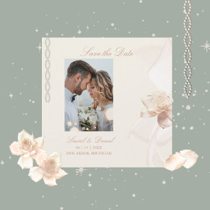 Flat Save The Date Card