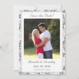 Flat Save The Date Card