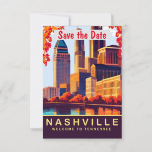 Flat Save The Date Card