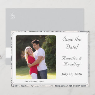 Flat Save The Date Card