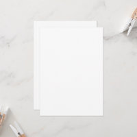 Flat Size 5" x 7" Paper Matte Envelopes White