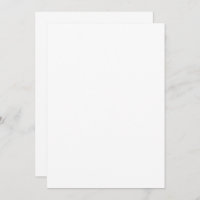 Flat Size 5" x 7" Paper Matte Envelopes White