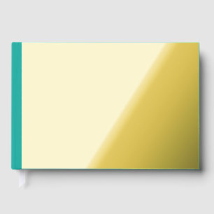 Flat Teal Background – Back-to-School Texture Guest Book