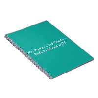 Flat Teal Background – Back-to-School Texture