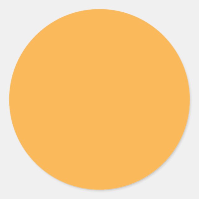 Flat Teal Background Texture Classic Round Sticker (Front)