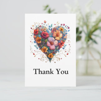 Flat Thank You Card