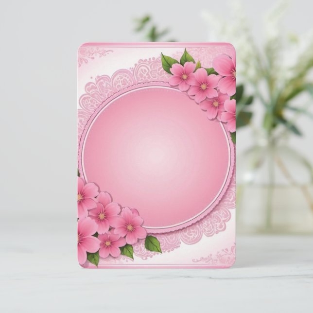 Flat Thank You Card (Standing Front)