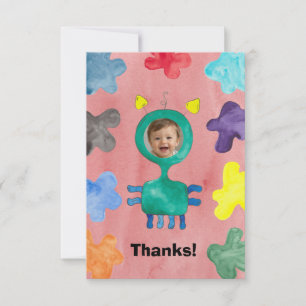 Flat Thank You Card