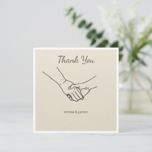 Flat Thank You Card