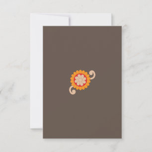 Flat Thank You Card