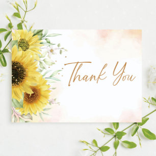 Flat Thank You Card
