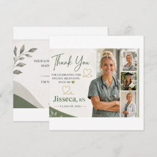 Flat Thank You Card