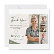 Flat Thank You Card