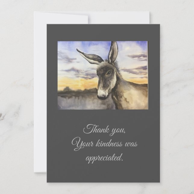 Flat Thank You Card (Front)