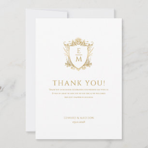 Flat Thank You Card