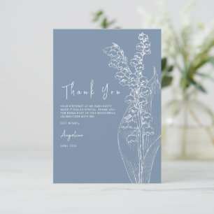 Flat Thank You Card Bride Shower