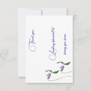 Flat thank you cards