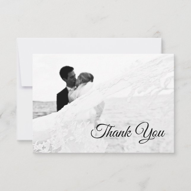 Flat Thank You Note Card (Front)