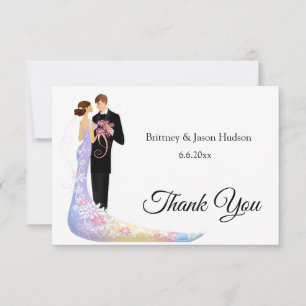Flat Thank You Note Card