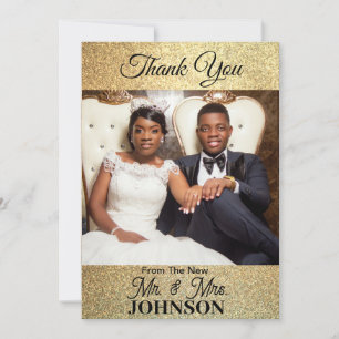 Flat Thank You Photo Card