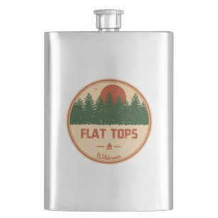 Flat Tops Wilderness Colorado Hip Flask