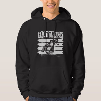 FLAT TRACK MOTORCYCLE racing dirt track speedway  Hoodie