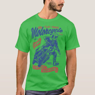 Flat Track Motorcycle  T-Shirt