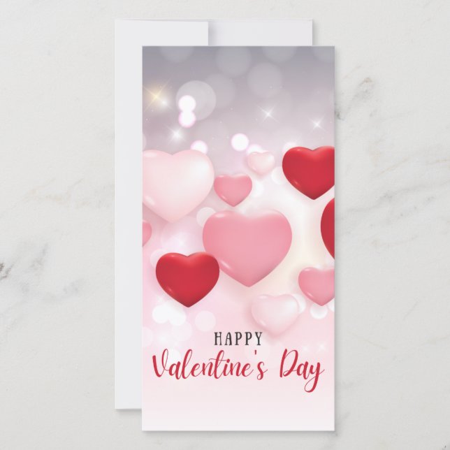 Flat Valentine's Day Card (Front)