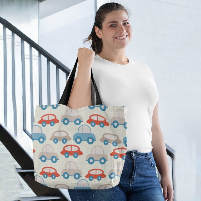 Flat vintage cars tote bag (Creator Uploaded)