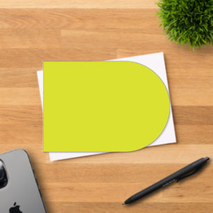 Flat Yellow Background – Back-to-School Texture Acrylic Invitations