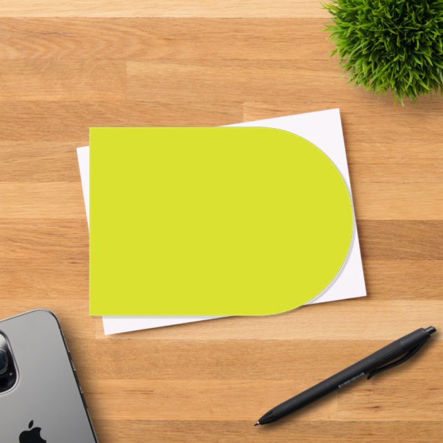 Flat Yellow Background – Back-to-School Texture Acrylic Invitations (Insitu (Invitation Card))
