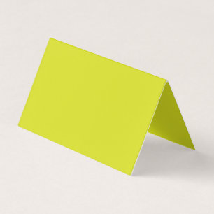 Flat Yellow Background – Back-to-School Texture Business Card