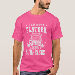 Flatbed Trucker Truck Driver T-Shirt
