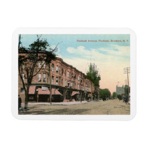 Flatbush Ave., Brooklyn, New York Vintage Magnet