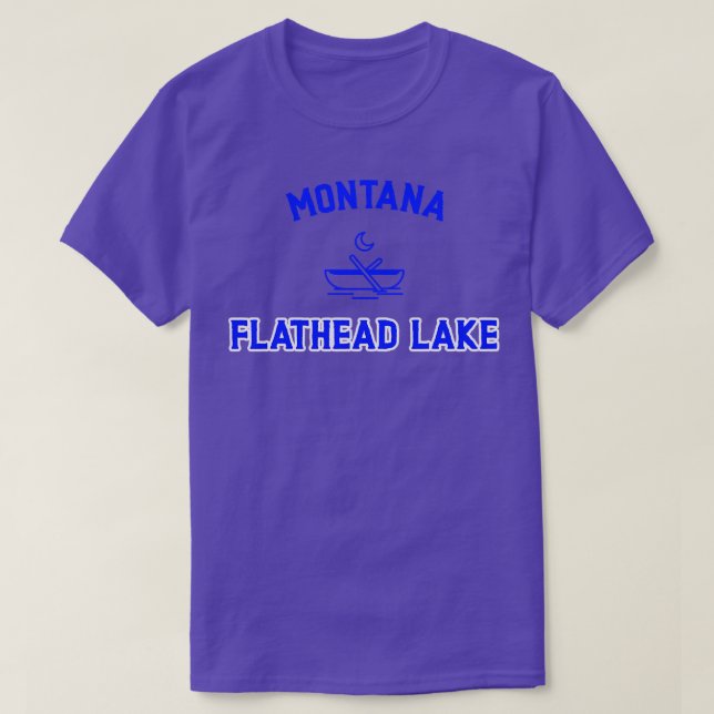 FLATHEAD LAKE MONTANA  2 T-Shirt (Design Front)